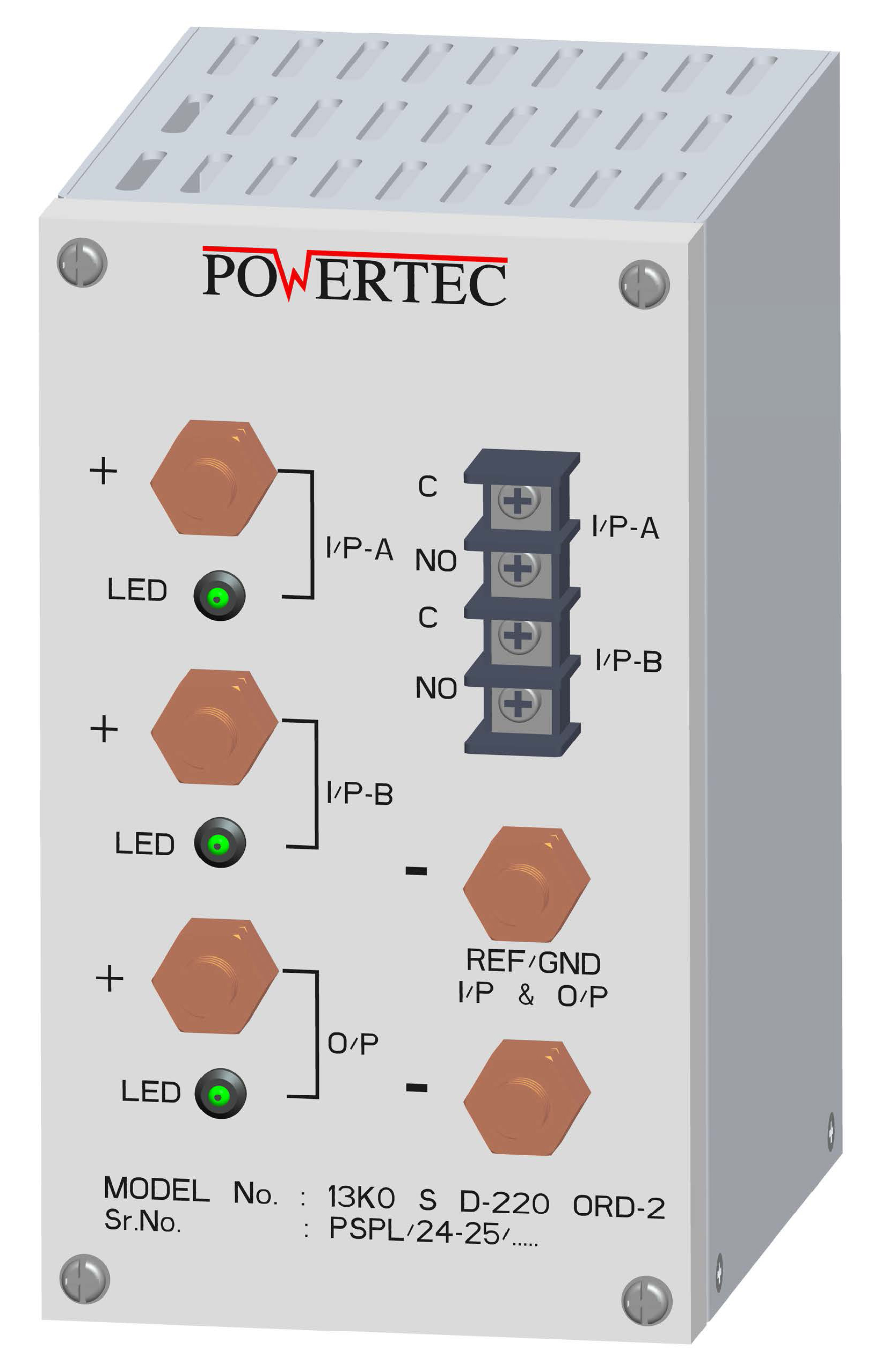 PSPL_13K0 S D-220 ORD-2 30A_3D_01_Front View_Without Dimensions_000