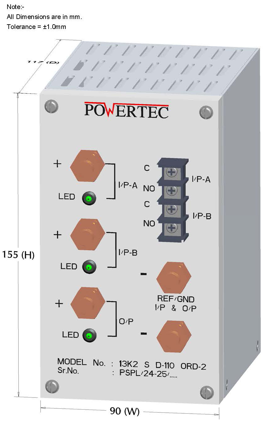 PSPL_13K2 S D-110 ORD-2_3D_01_Front View_With Dimensions_000