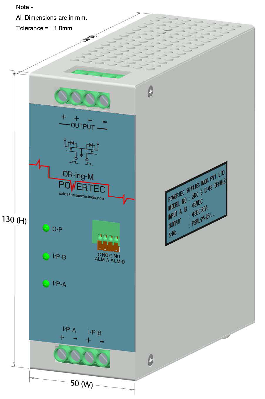 PSPL_2K0 S D-48 OR-M-2_3D_01_Front View_With Dimensions_000